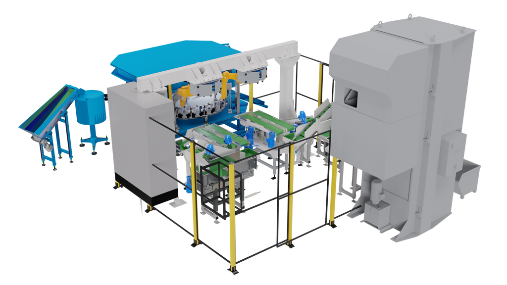 Assembly and testing machines