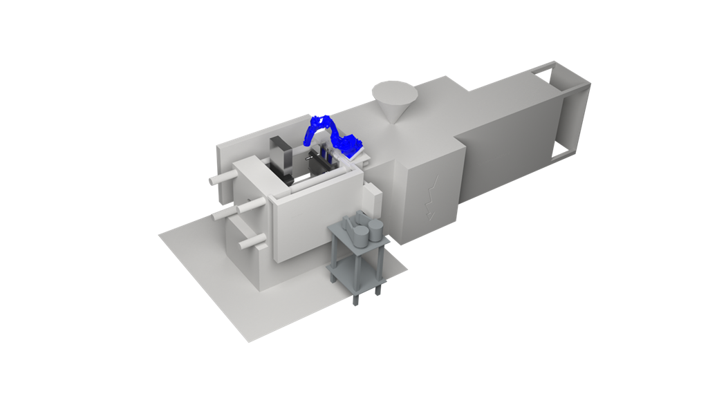 Plastic injection moulding presses